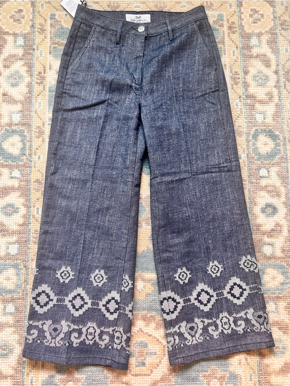 Shaft Wide-Leg Pants